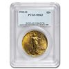Image 1 : 1910-D $20 Saint-Gaudens Gold Double Eagle MS-63 PCGS