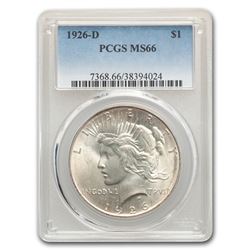 1926-D Peace Dollar MS-66 PCGS