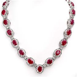 6.47 ctw Ruby & Diamond Ring 14K Rose Gold