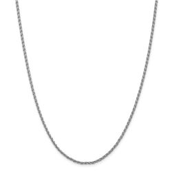 14k White Gold 2.25 mm ParisianWheat Chain - 22 in.