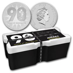 2018 Niue 250-Coin 1 oz Silver Mickey's 90th Anniv Monster Box