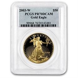 2003-W 1 oz Proof Gold American Eagle PR-70 PCGS