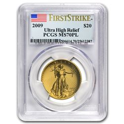 2009 Ultra High Relief Double Eagle MS-70 PL PCGS (FS)
