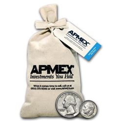 90% Silver Coins - $100 Face-Value Bag