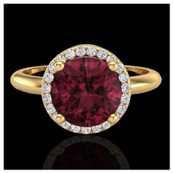 0.80 ctw VS/SI Diamond Necklace 14K Yellow Gold