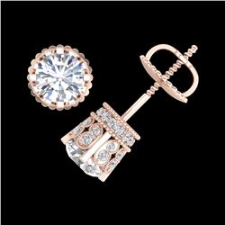 56.04 ctw Sapphire & Diamond Bracelet 14K Rose Gold