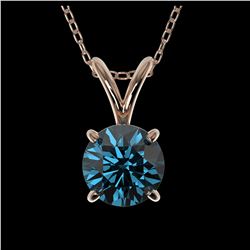 1.28 ctw H-SI/I Diamond Necklace 10K Rose Gold