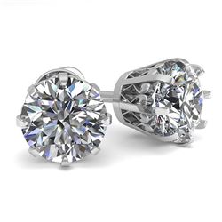 5.12 ctw Sapphire & Diamond Ring 14K White Gold