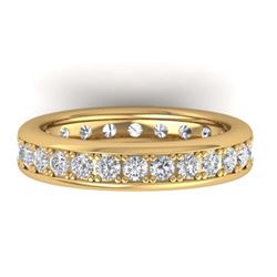 1.45 ctw Emerald & Diamond Ring 14K White Gold