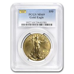 1 oz Gold American Eagle MS-69 PCGS (Random Year)