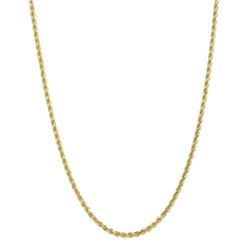 10k Yellow Gold 3.2 mm Diamond-cut Rope Chain - 28 in.