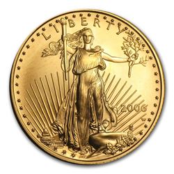 2006-W 1/2 oz Burnished Gold American Eagle