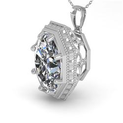 2.26 ctw VS/SI Diamond Art Deco Ring Band 18K White Gold