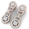 Image 1 : 2.53 ctw VS/SI Diamond Stud Earrings 14K White Gold