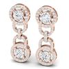 Image 2 : 2.53 ctw VS/SI Diamond Stud Earrings 14K White Gold