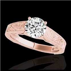1.50 ctw H-SI/I Diamond Solitaire Ring 10K Rose Gold