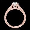 Image 2 : 1.50 ctw H-SI/I Diamond Solitaire Ring 10K Rose Gold
