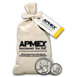 90% Silver Coins - $250 Face-Value Bag