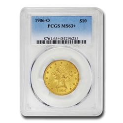 1906-O $10 Liberty Gold Eagle MS-63+ PCGS