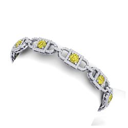 6.91 ctw Morganite & Diamond Necklace 14K Rose Gold