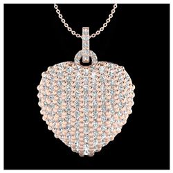 2 ctw Amethyst & VS/SI Diamond Earrings Heart 14K Yellow Gold