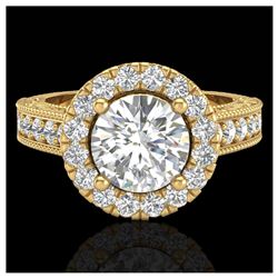 5.58 ctw Black & Diamond Earrings 18K Rose Gold