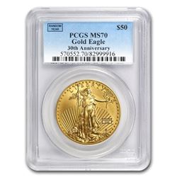1 oz Gold American Eagle MS-70 PCGS (Random Year)