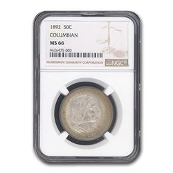 1892 Columbian Expo Half Dollar MS-66 NGC