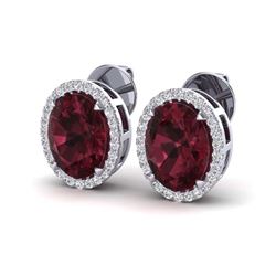 6 ctw Cushion Cut Green Tourmaline Necklace 18K Yellow Gold