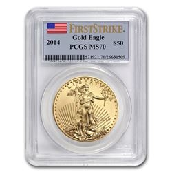 2014 1 oz Gold American Eagle MS-70 PCGS (FS)