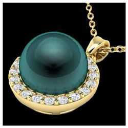 0.51 ctw H-SI/I Diamond Solitaire Necklace 10K Rose Gold