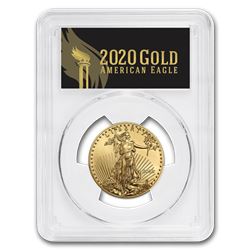 2020 1/2 oz Gold Eagle MS-70 PCGS (FirstStrike®\, Black Label)