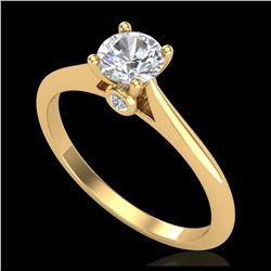 1.50 ctw Fancy Black Diamond Art Deco Ring 18K Yellow Gold