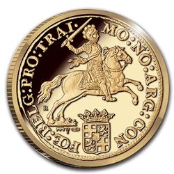 2019 Netherlands 1 oz Gold Proof Ducaton 'Silver Rider' Restrike
