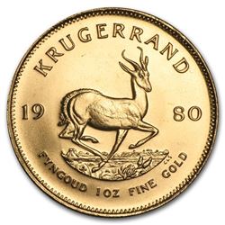 1980 South Africa 1 oz Gold Krugerrand