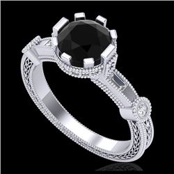 1.50 ctw VS/SI Diamond Solitaire Ring 18K White Gold