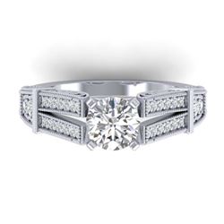 25 ctw 3 Prong VS/SI Diamond Necklace 18K Rose Gold