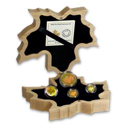 2020 Canada Gold Fractional 40th Anniv. Maple Leaf Set (1.4 oz)