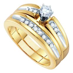 14kt White Gold Round Baguette Diamond Channel-set Wedding Band 1/4 Cttw