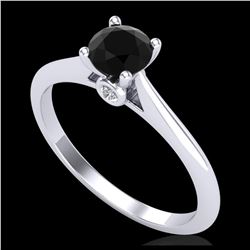 0.50 ctw VS/SI Cushion Cut Diamond Ring 10K White Gold