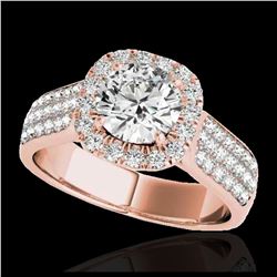 2 ctw H-SI/I Diamond Solitaire Ring 10K Rose Gold
