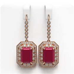 4.22 ctw Tourmaline & Diamond Necklace 14K Yellow Gold