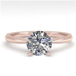 2.30 ctw SI/I Diamond Halo Earrings 18K White Gold