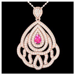 170 ctw Tanzanite & Diamond Eternity Necklace 14K Yellow Gold