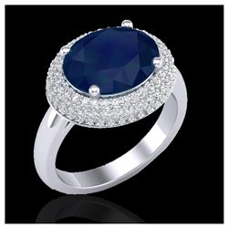 1.50 ctw SI/I Fancy Intense Yellow Diamond Ring 10K White Gold