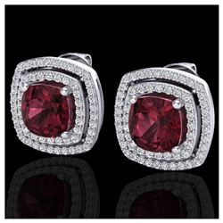 1.45 ctw VS Black Diamond Solitaire Ring 10K White & Rose Gold