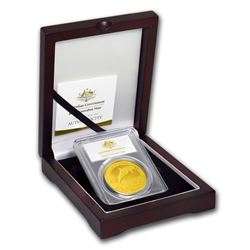 2019 AUS 1 oz Gold $100 Dolphin MS-69 PCGS (FirstStrike®)