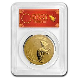2020 Australia 1 oz Gold Lunar Mouse MS-70 PCGS (FS\, Red Label)