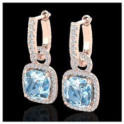 1.40 ctw SI Fancy Yellow Diamond Solitaire Ring 10K White & Rose Gold