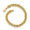 Image 1 : 14k Yellow Gold Polished 6.5 mm Rolo Link Bracelet - 7.75 in.